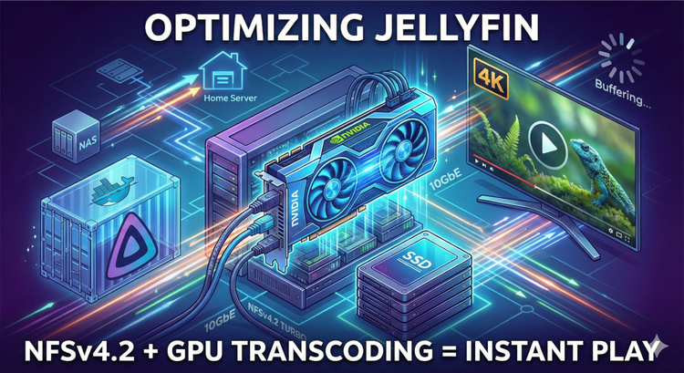 Optimizing Jellyfin: From NFS Bottlenecks to GPU-Accelerated Bliss